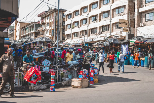 African street scene